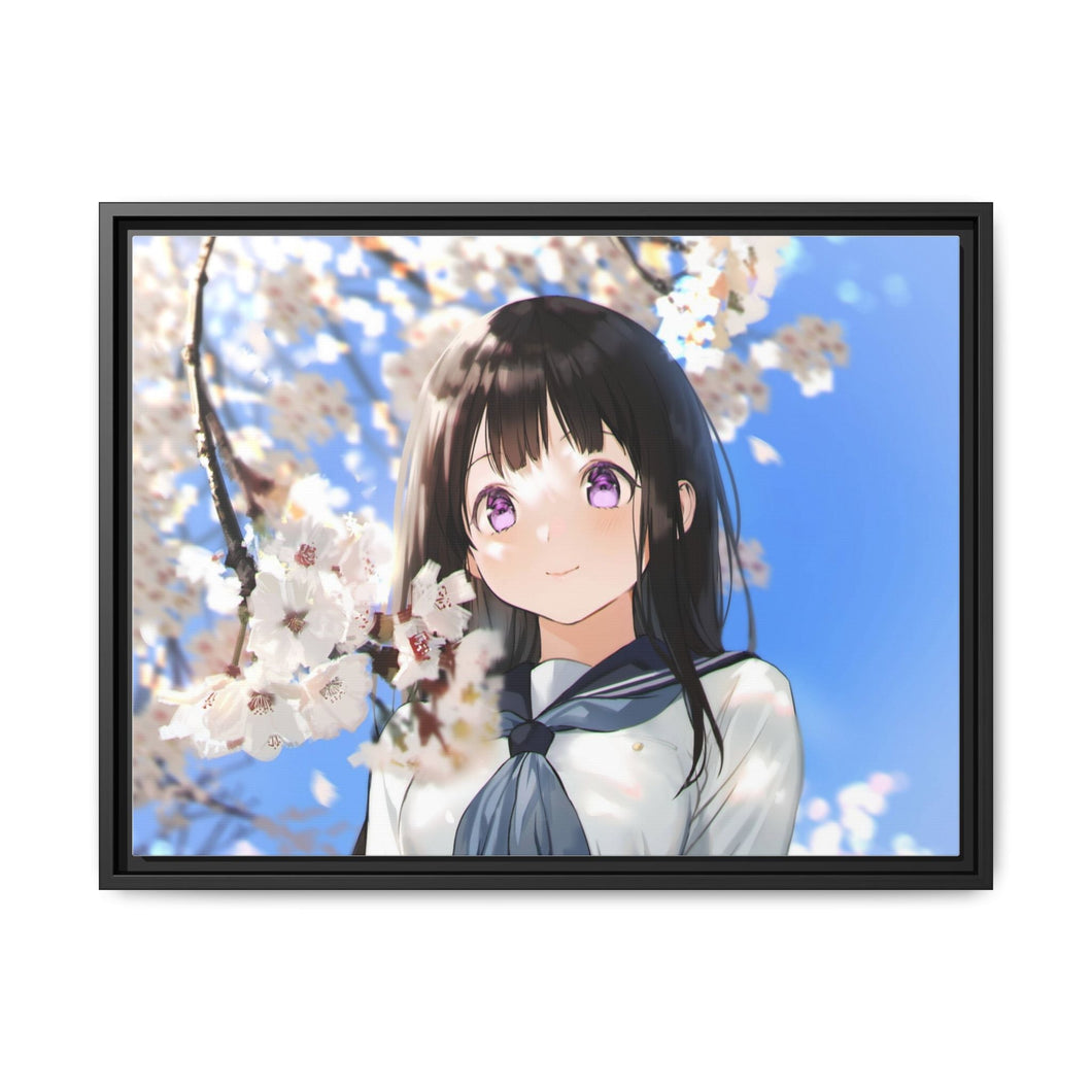 Hyouka Eru Chitanda Canvas Framed Art Print