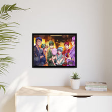 Load image into Gallery viewer, Kuroko&#39;s Basketball Tetsuya Kuroko, Daiki Aomine, Atsushi Murasakibara Canvas Framed Art Print
