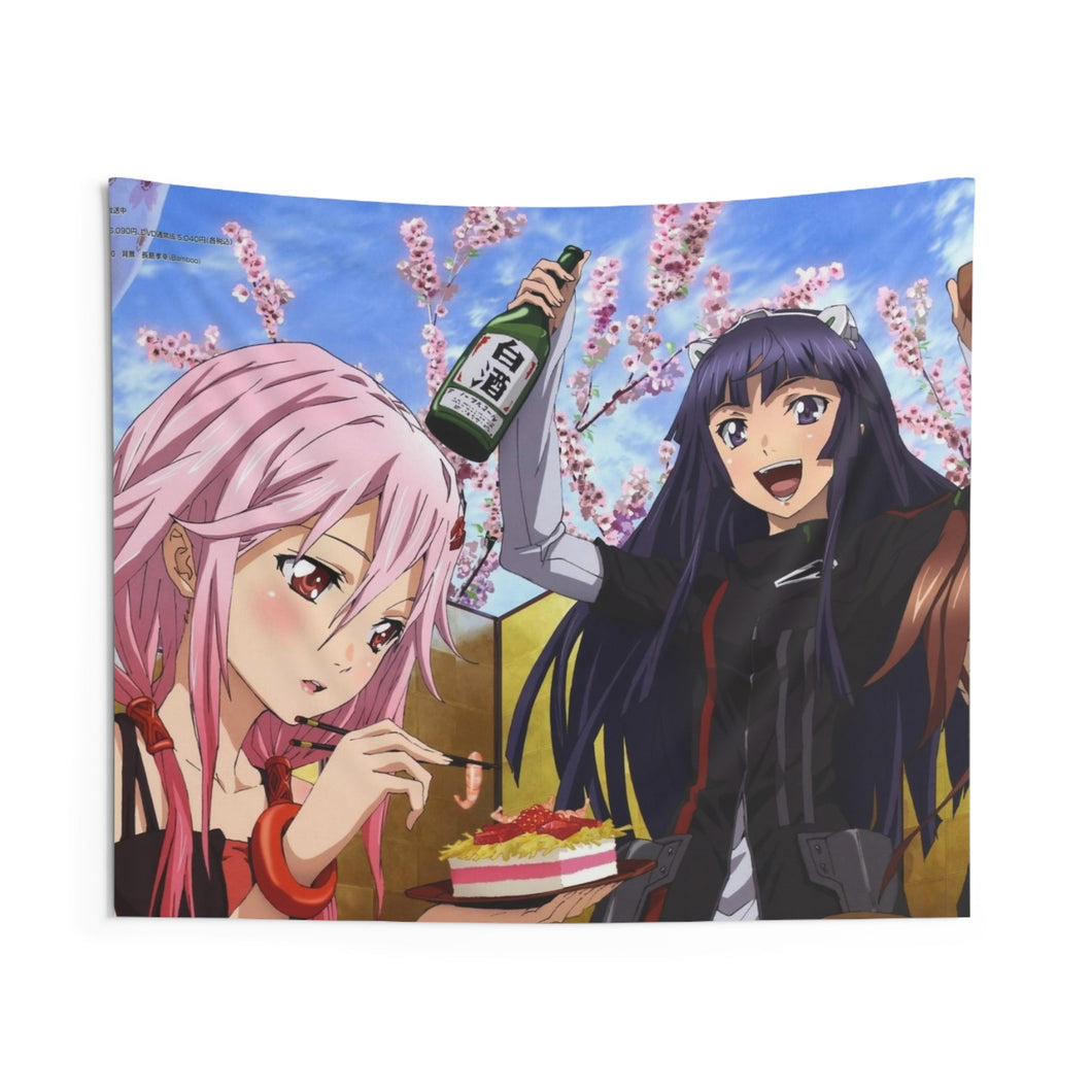 Guilty Crown Inori Yuzuriha, Ayase Shinomiya, Tsugumi Indoor Wall Tapestry