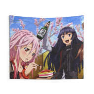 Guilty Crown Inori Yuzuriha, Ayase Shinomiya, Tsugumi Indoor Wall Tapestry