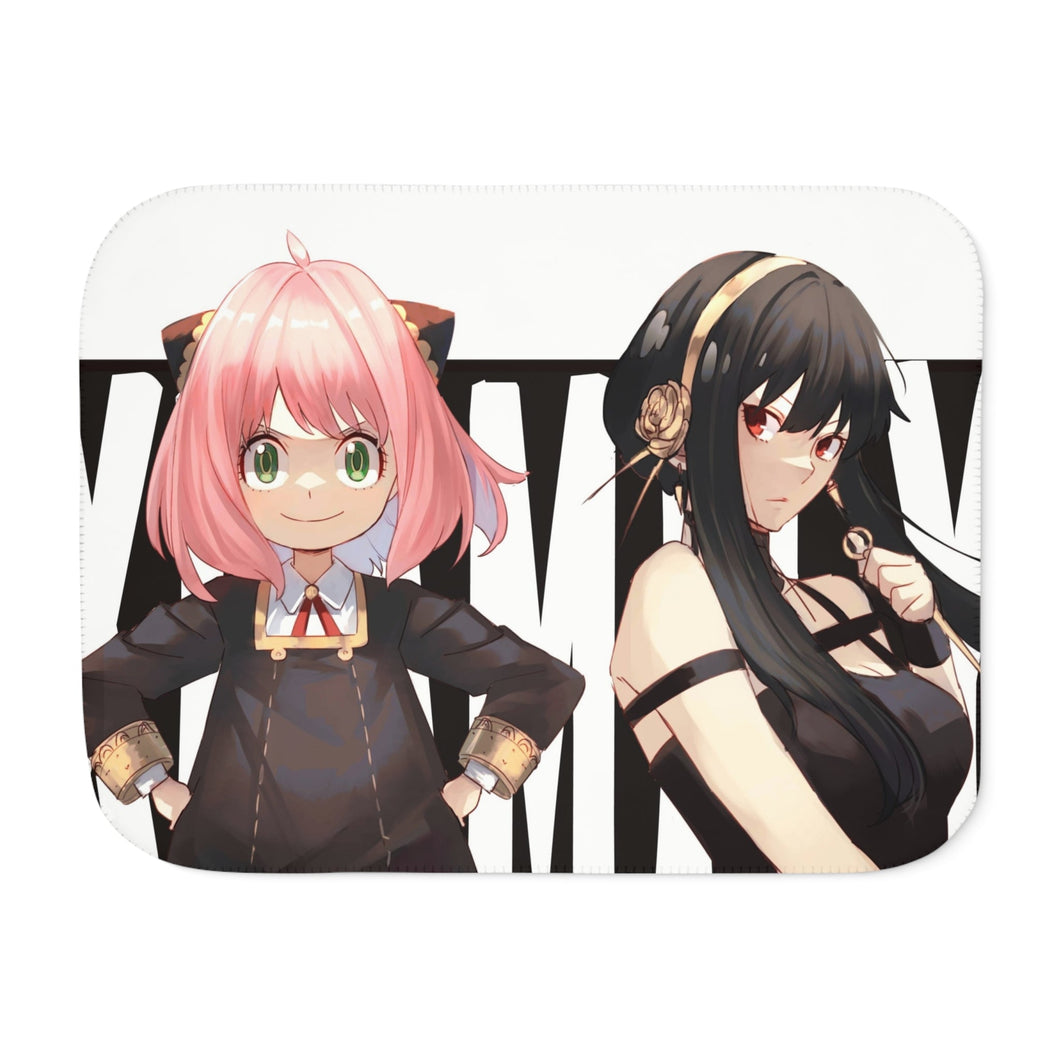 Anime Spy x Family Sherpa Blanket