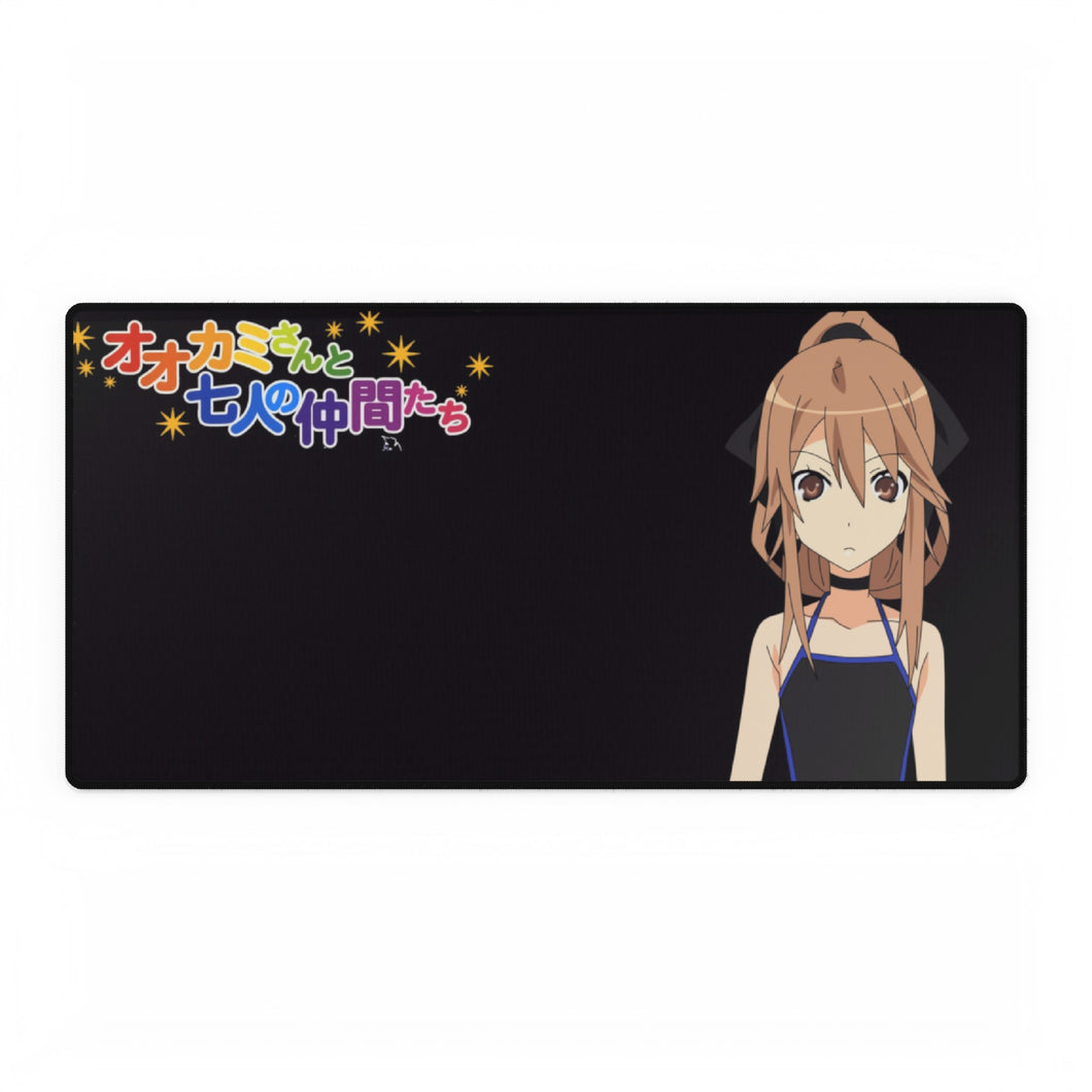 Anime Ookami-san to Shichinin no Nakama-tachi Mouse Pad (Desk Mat)