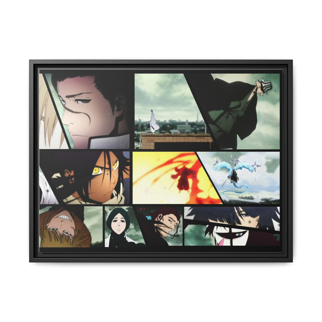 Bleach Ichigo Kurosaki, Kisuke Urahara Canvas Framed Art Print