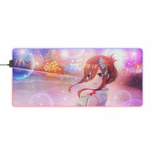 Load image into Gallery viewer, Miku Nakano RGB LED Mouse Pad (Desk Mat)
