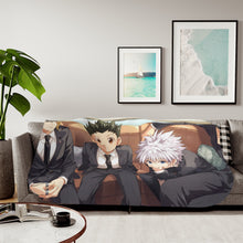 Load image into Gallery viewer, Hunter x Hunter Killua Zoldyck, Kurapika, Gon Freecss Sherpa Blanket
