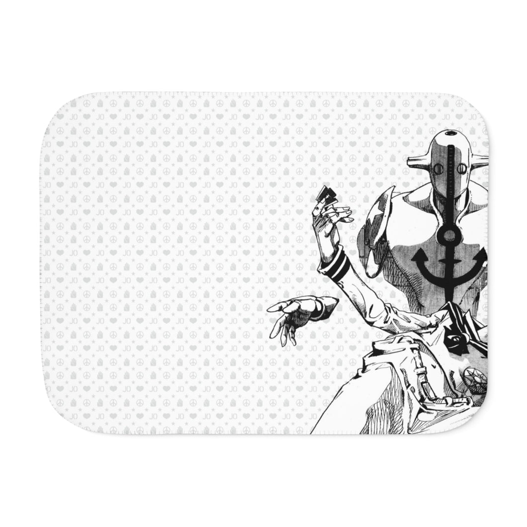 Anime Jojo's Bizarre Adventure Sherpa Blanket