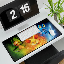 Load image into Gallery viewer, Chespin, Fennekin &amp; Froakie Mouse Pad (Desk Mat)

