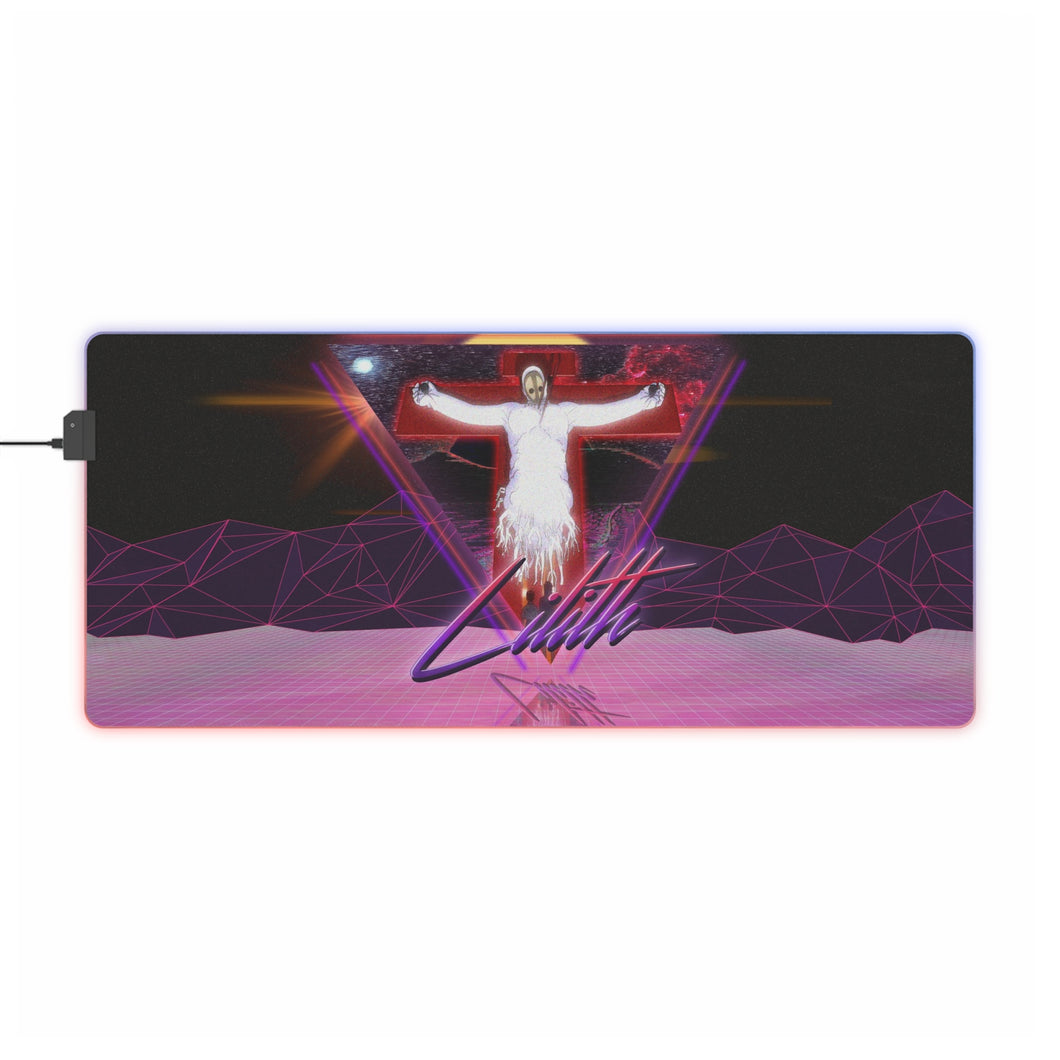 Neon Genesis Evangelion RGB LED Mouse Pad (Desk Mat)