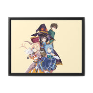 KonoSuba - God’s blessing on this wonderful world!! Canvas Framed Art Print