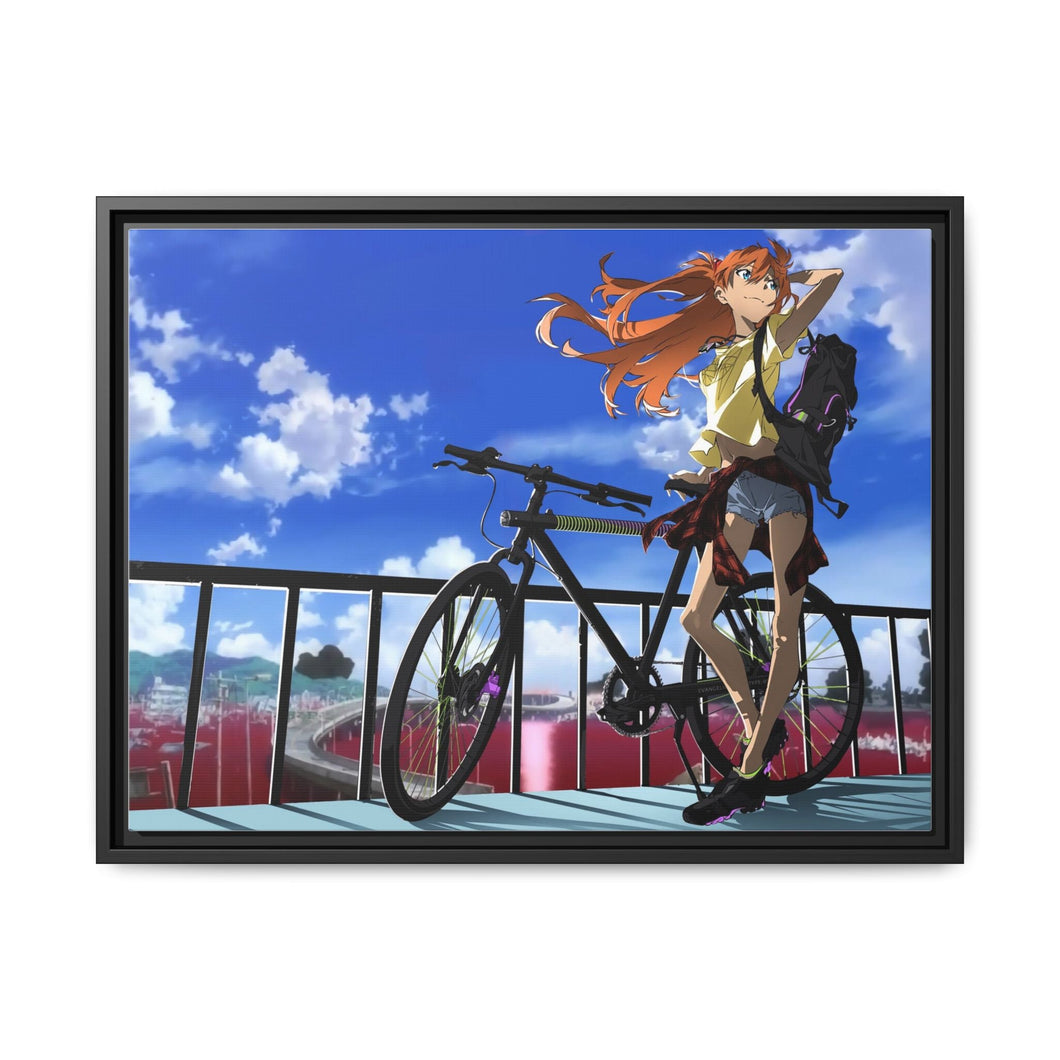 EVA Canvas Art アスカ(The bicycle） エヴァンゲリオン公式アパレルブランド【RADIO EVA Online Store】
