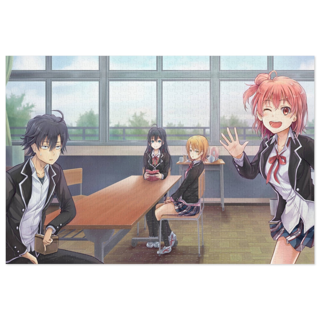 My Teen Romantic Comedy SNAFU Hachiman Hikigaya, Yukino Yukinoshita, Yui Yuigahama Jigsaw Puzzle