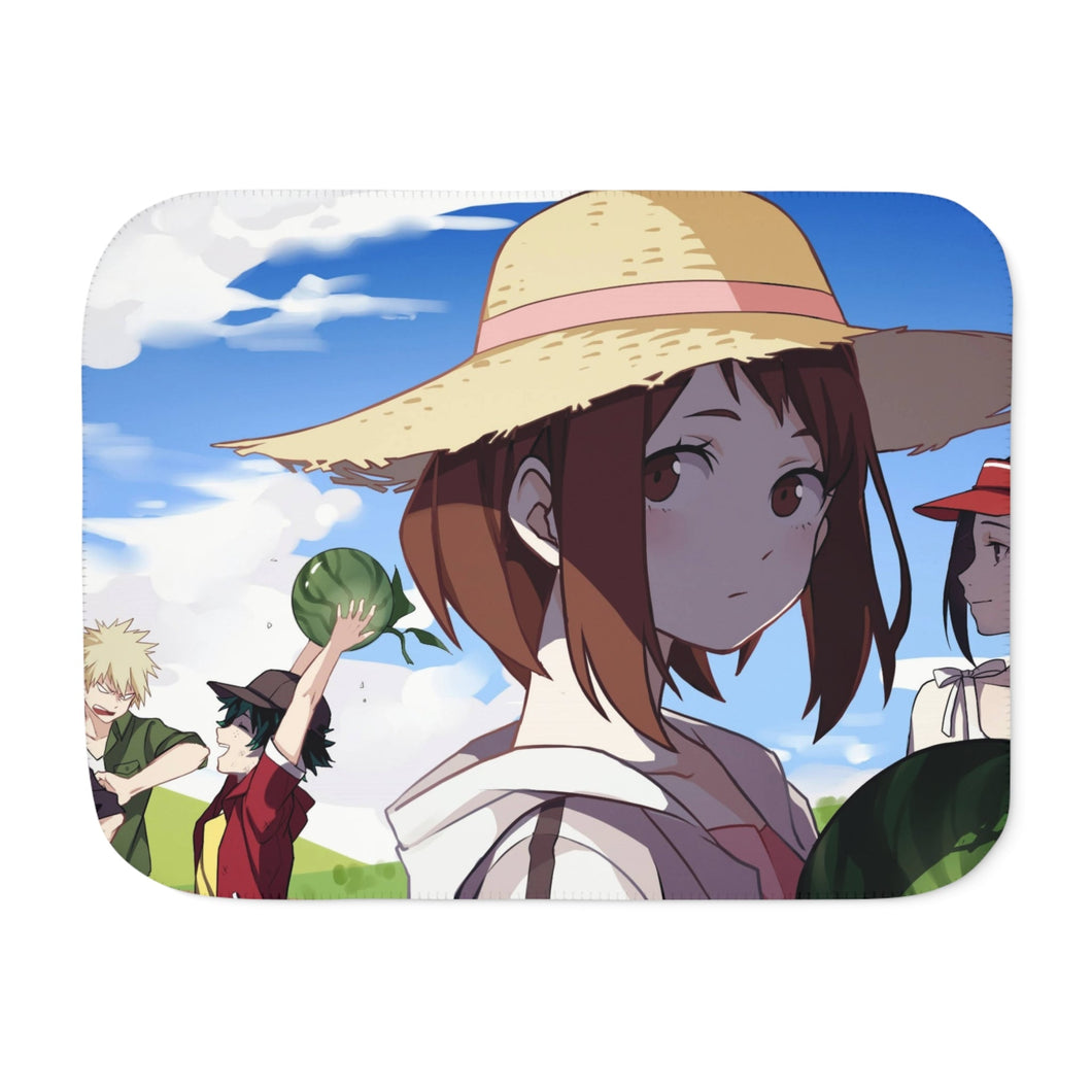 My Hero Academia Izuku Midoriya, Katsuki Bakugou Sherpa Blanket