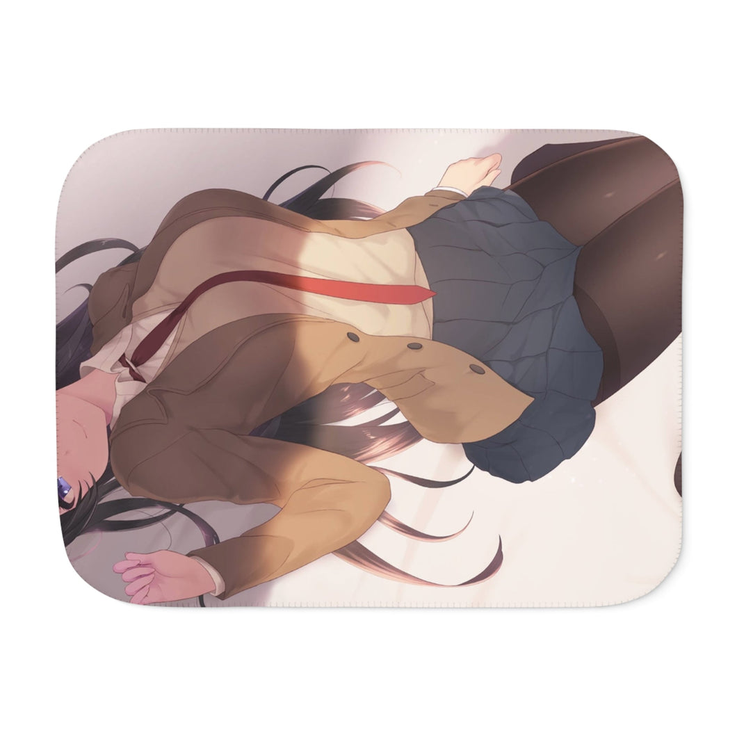 Rascal Does Not Dream Of Bunny Girl Senpai Sherpa Blanket