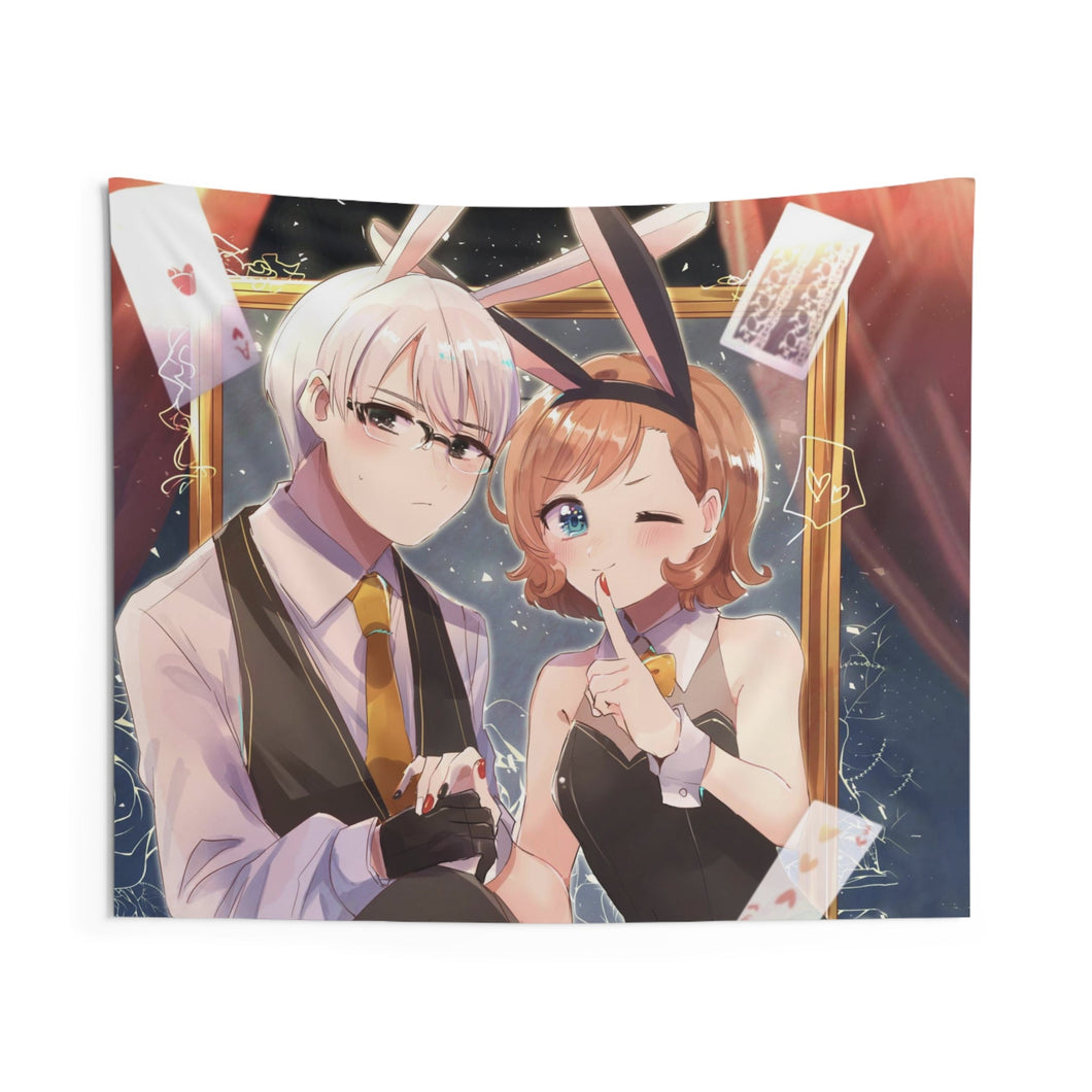 Itsuki Sumeragi and Kaede Manyuda Indoor Wall Tapestry