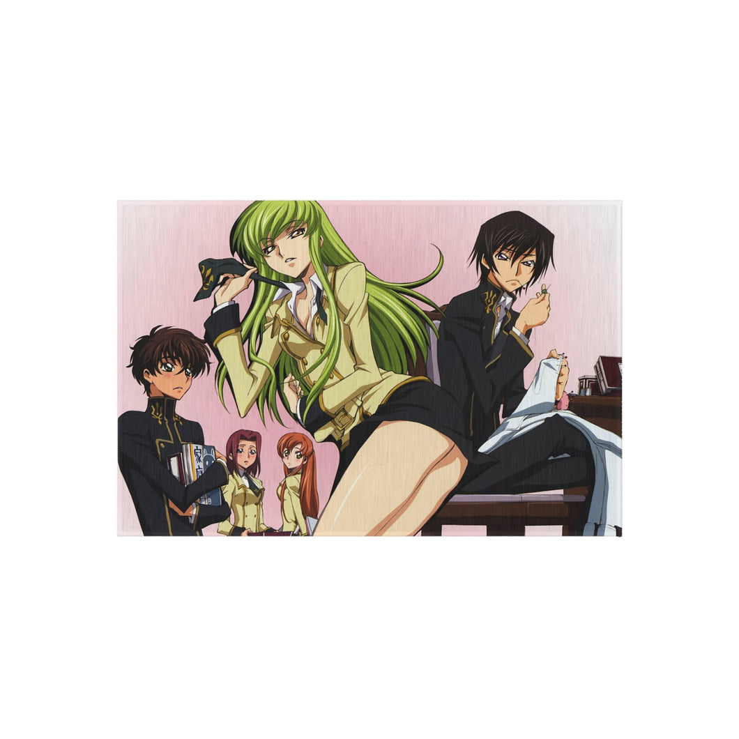 Code Geass Lelouch Lamperouge, Suzaku Kururugi, Shirley Fenette Rug