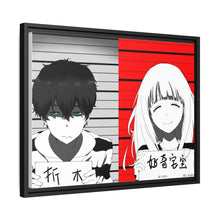 Load image into Gallery viewer, Eru Chitanda  And  Hōtarō Oreki Wanted Canvas Framed Art Print
