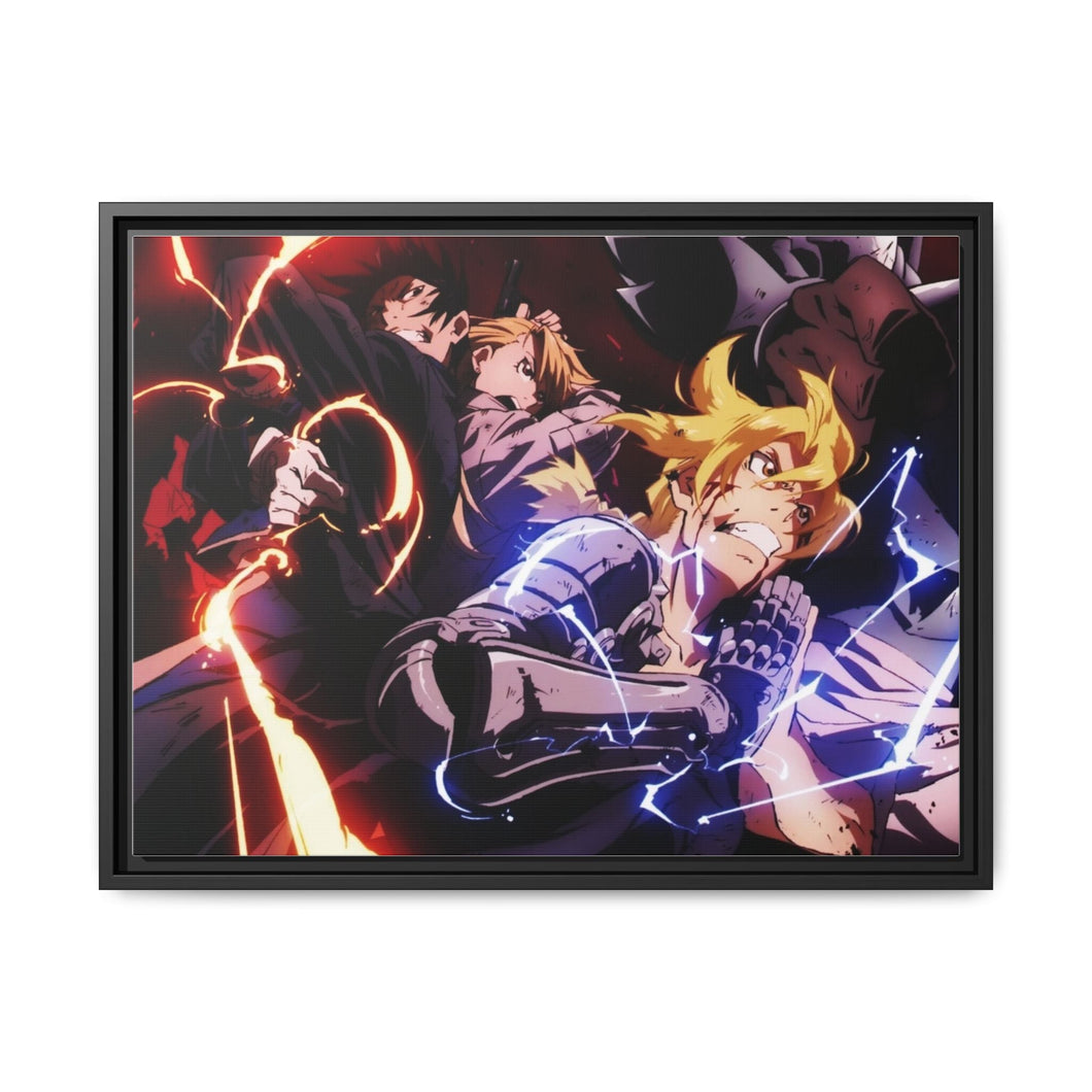 The final battle Canvas Framed Art Print
