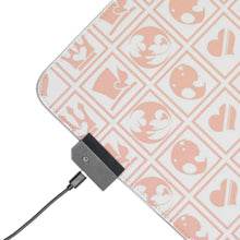 Load image into Gallery viewer, Glass Heart Princess RGB LED Mouse Pad (Desk Mat)
