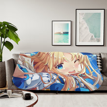 Load image into Gallery viewer, Happy filo Sherpa Blanket
