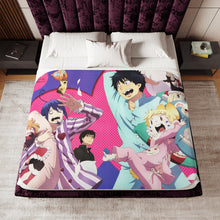 Load image into Gallery viewer, Blue Exorcist Sherpa Blanket

