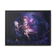 The Vampiress Mistress Canvas Framed Art Print