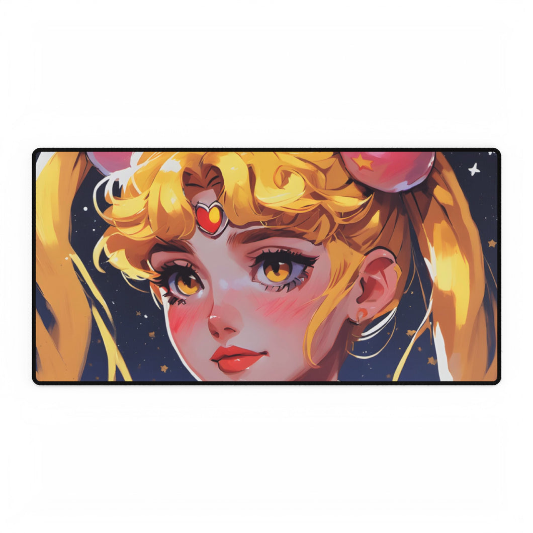 Usagi Tsukino,Realistic,Cute,Colorful,Oil Painting,AI Art,HD Mouse Pad (Desk Mat)