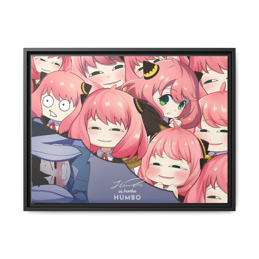 Anime Spy x Family Canvas Framed Art Print