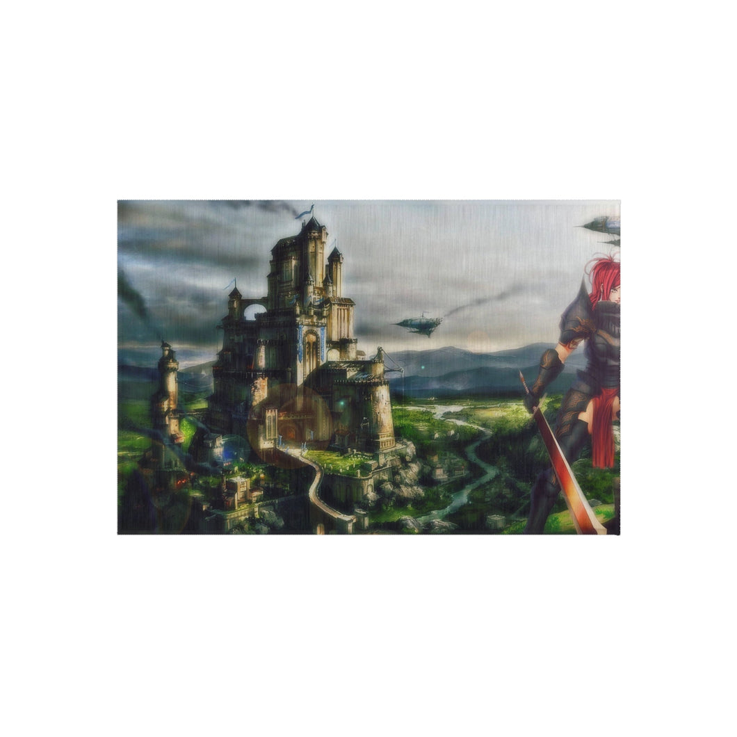 Erza Scarlet - Knight & Castle Rug