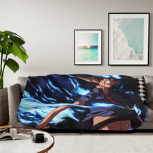 Load image into Gallery viewer, Blue Exorcist Rin Okumura Sherpa Blanket
