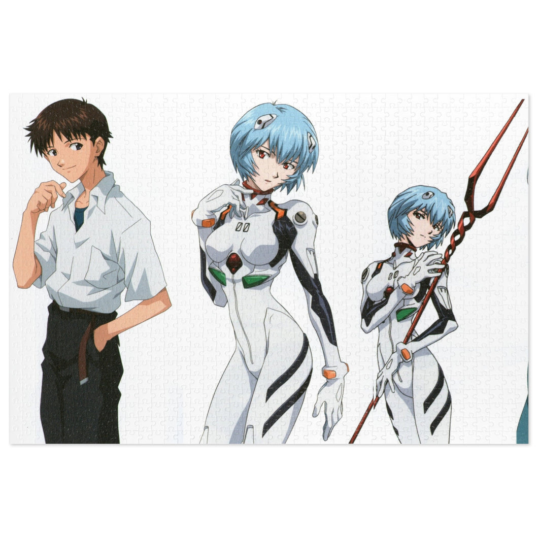 Neon Genesis Evangelion Shinji Ikari, Rei Ayanami Jigsaw Puzzle