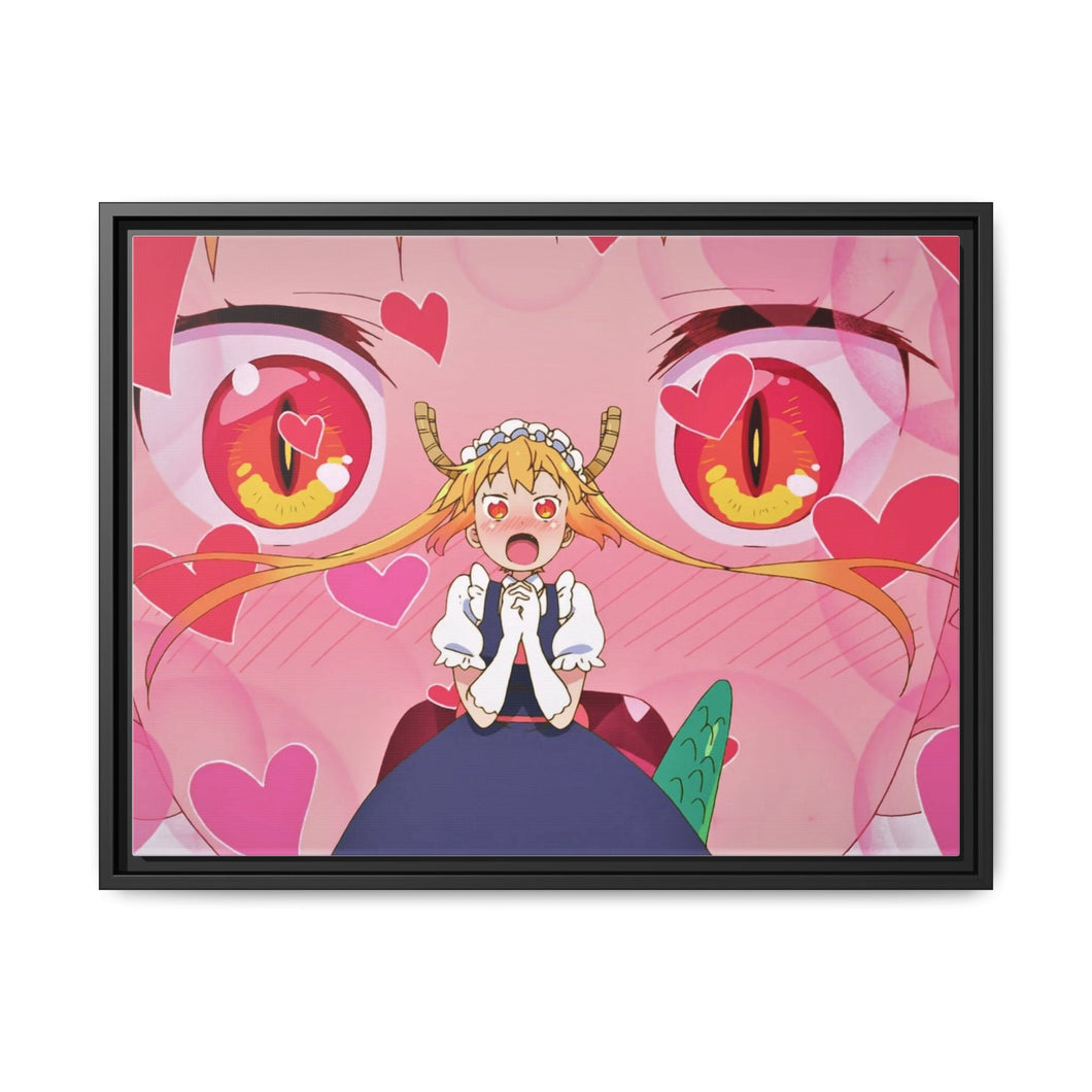 Miss Kobayashi's Dragon Maid Kobayashi San Chi No Maid Dragon, Tohru Canvas Framed Art Print