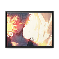 Anime My Hero Academiar Canvas Framed Art Print