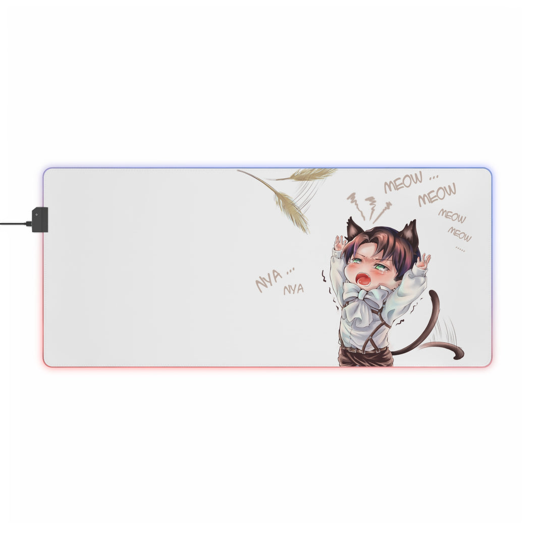 Anime Attack On Titan RGB LED Mouse Pad (Desk Mat)