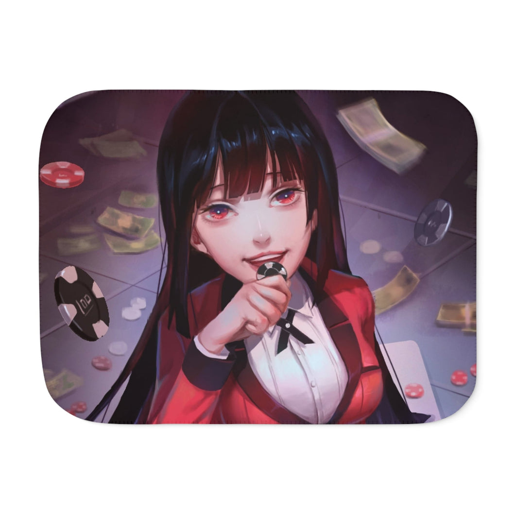 Kakegurui Yumeko Jabami Sherpa Blanket