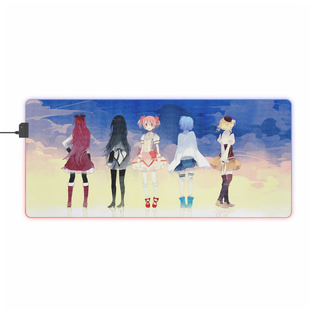 Puella Magi Madoka Magica RGB LED Mouse Pad (Desk Mat)