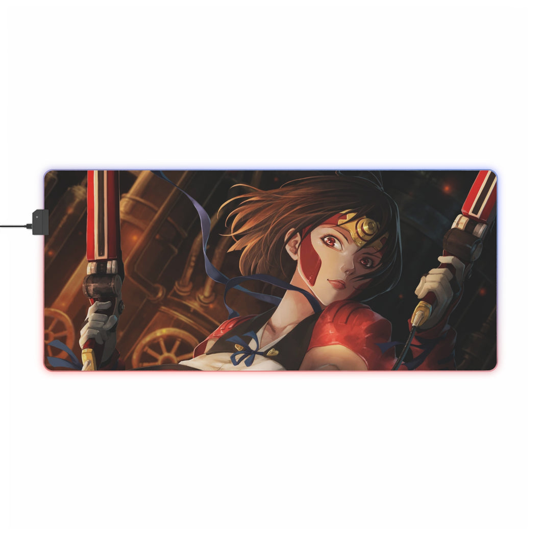 Kabaneri Of The Iron Fortress RGB LED Mouse Pad (Desk Mat)