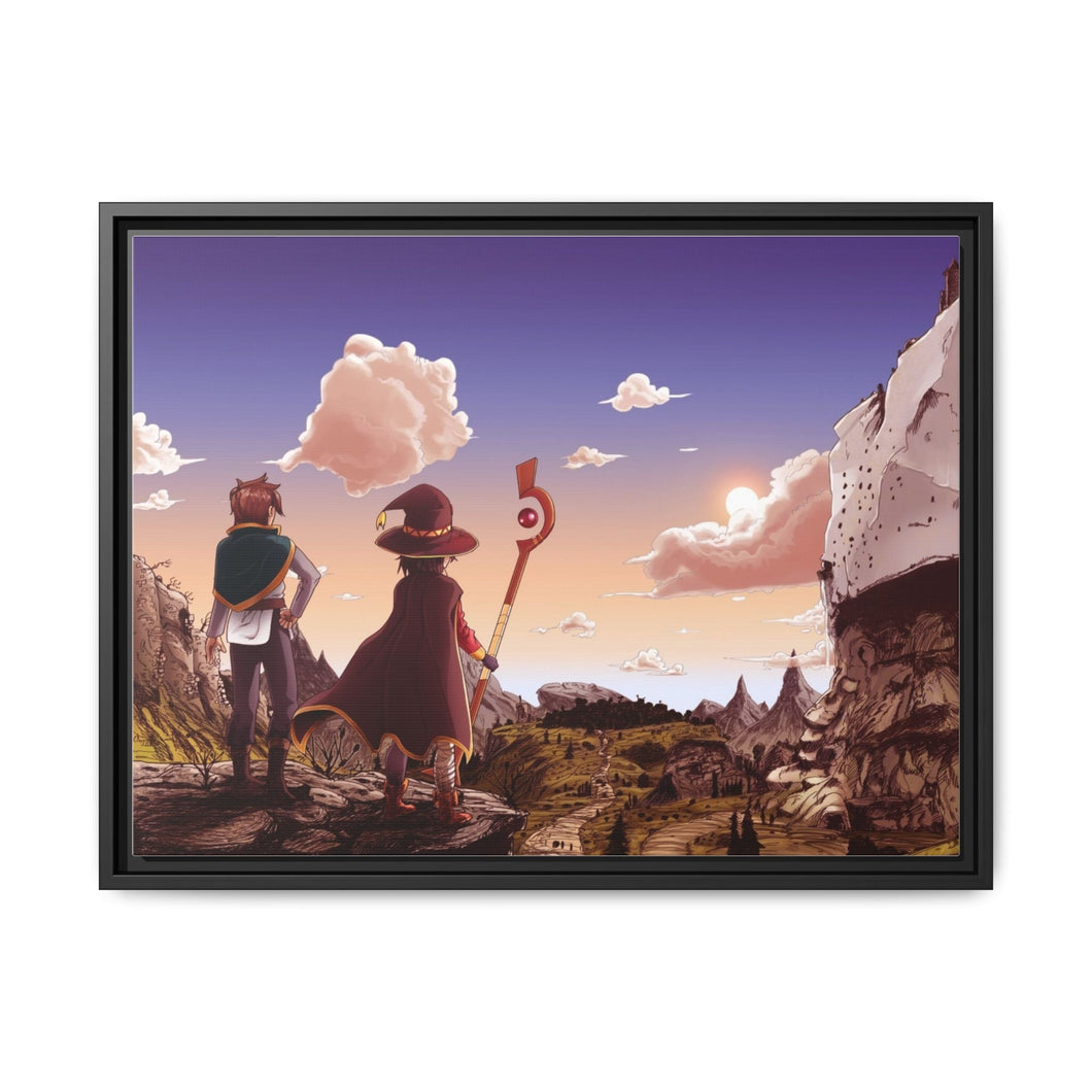 KonoSuba - God’s blessing on this wonderful world!! Canvas Framed Art Print