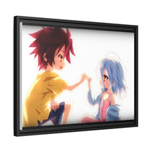 Load image into Gallery viewer, Sora and Shiro Canvas Framed Art Print
