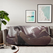 Load image into Gallery viewer, Bungou Stray Dogs Osamu Dazai Sherpa Blanket
