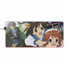 Load image into Gallery viewer, The Melancholy Of Haruhi Suzumiya RGB LED Mouse Pad (Desk Mat)
