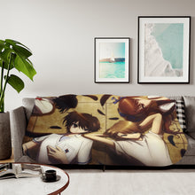 Load image into Gallery viewer, Mei,Kouichi,Naoya and Izumi Sherpa Blanket
