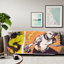 Load image into Gallery viewer, Saitama, Tatsumaki and Genos Sherpa Blanket

