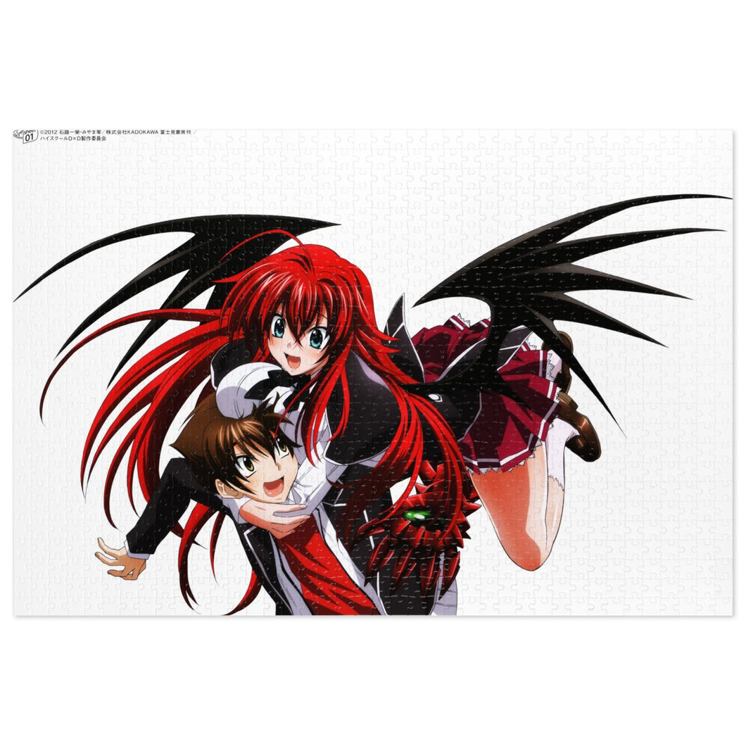 High School DxD Rias Gremory, Issei Hyoudou, Ddraig Jigsaw Puzzle
