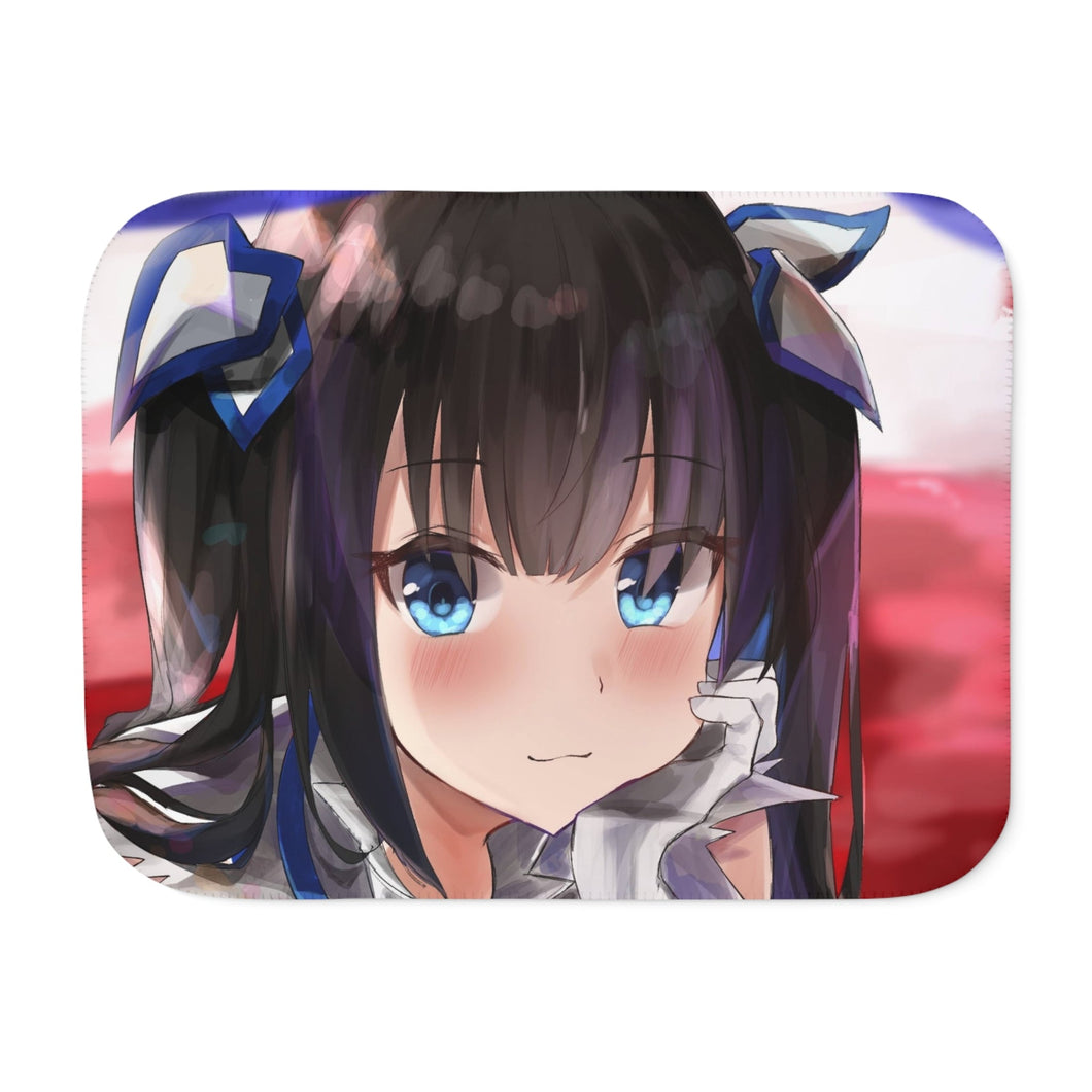 Is It Wrong To Try To Pick Up Girls In A Dungeon? Sherpa Blanket