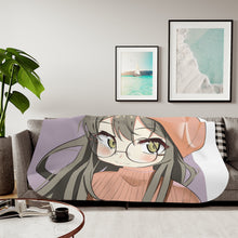 Load image into Gallery viewer, Rascal Does Not Dream Of Bunny Girl Senpai Sherpa Blanket
