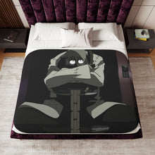 Load image into Gallery viewer, Soul Eater Franken Stein Sherpa Blanket
