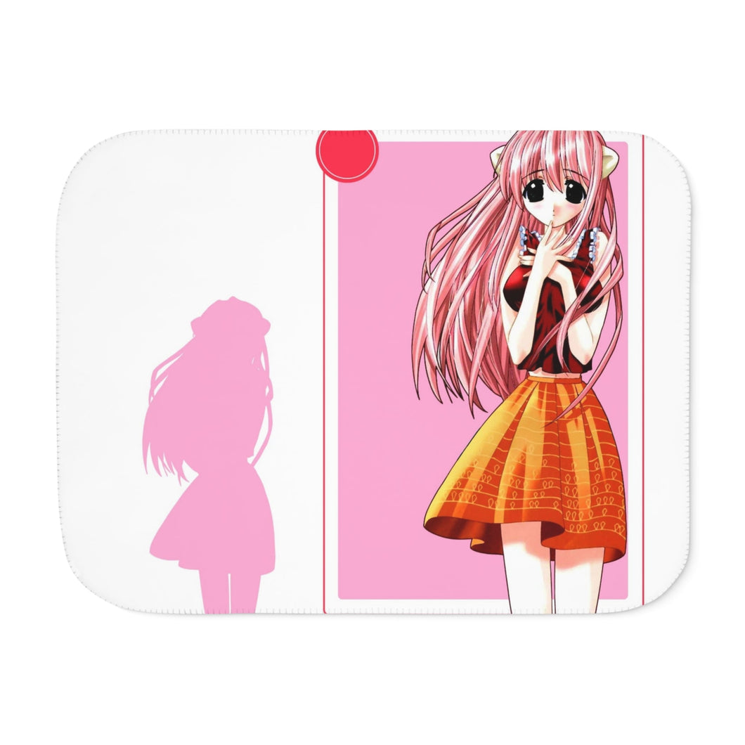 Anime Elfen Liedr Sherpa Blanket