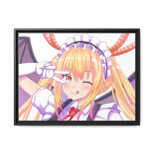 Load image into Gallery viewer, Miss Kobayashi&#39;s Dragon Maid Kobayashi San Chi No Maid Dragon, Tohru Canvas Framed Art Print
