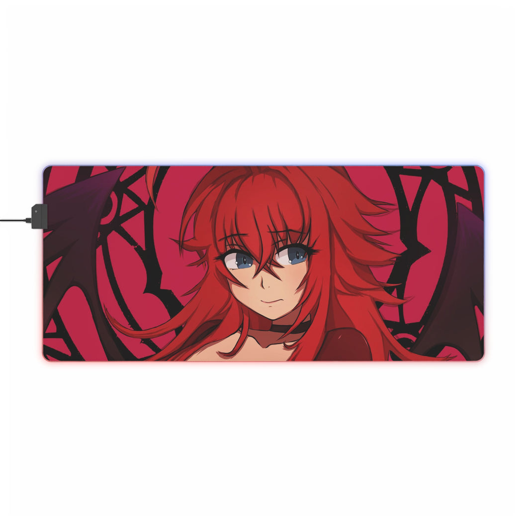 High School DxD Rias Gremory RGB LED Mouse Pad (Desk Mat)