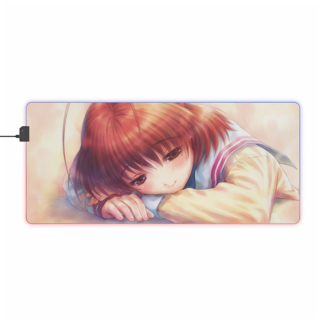 Clannad Nagisa Furukawa RGB LED Mouse Pad (Desk Mat)